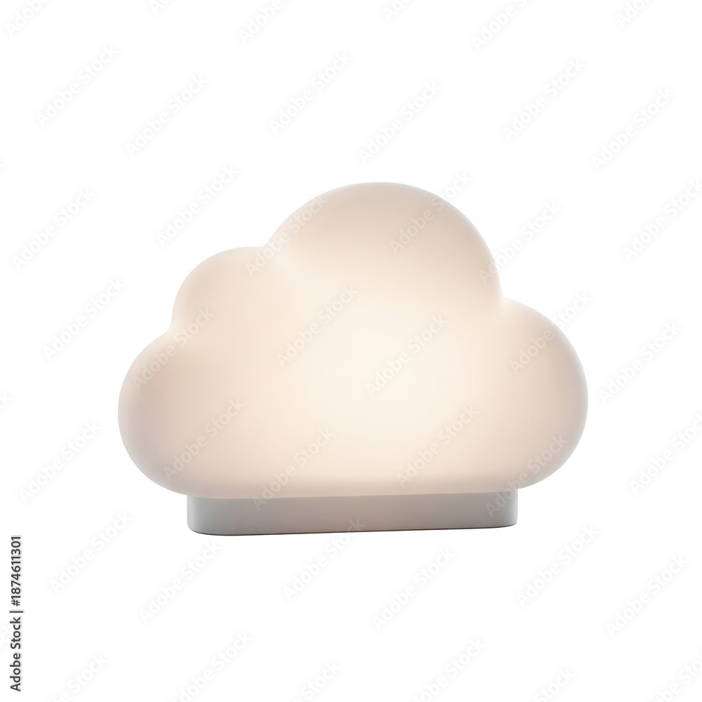 Obraz premium Glowing cloud lamp