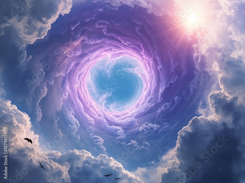 Abstract cosmic vortex portal