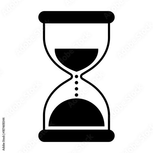 Hourglass timer icon