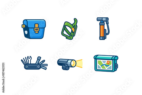 Bicycle Gear Icons