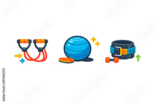 Fitness Equipment Set