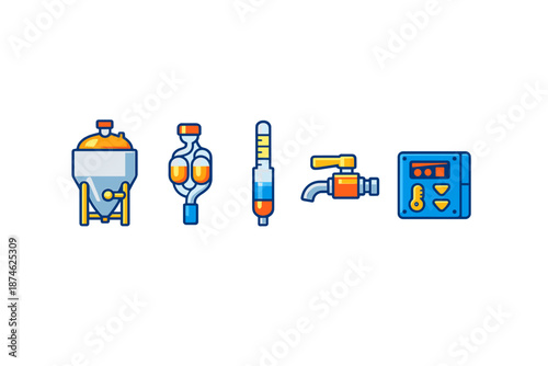 Brewing Equipment Icons