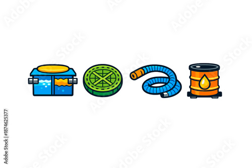 Set of Industrial Icons