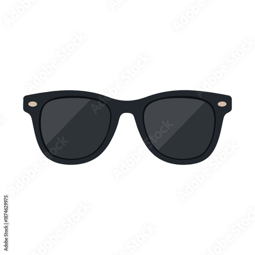 Sunglass icon logo flat vector design