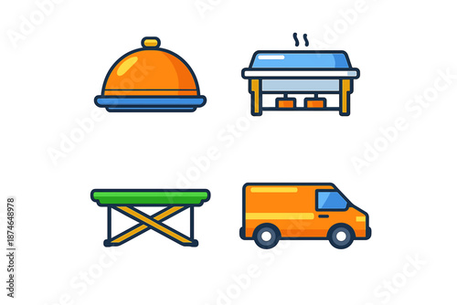 Catering Icons Set