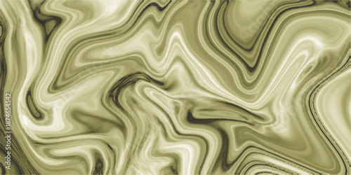 Seamless liquid gold waves create an abstract metallic texture with a flowing silk pattern for a decorative wallpaper design