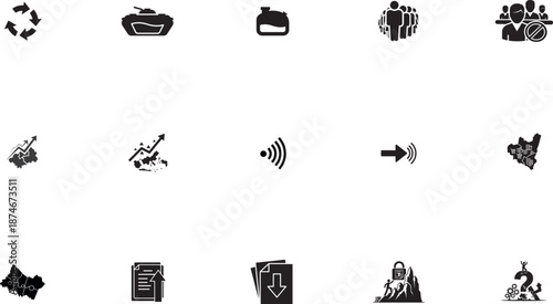 Business team celebrating success with confetti in modern office vector illustration