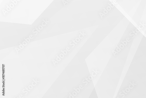 Modern abstract grey and white polygonal shapes creating clean vector background, EPS 10.