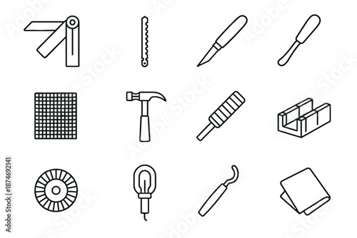 Box tap tool hand modeling blade brass enhancer vector icon icons workshop