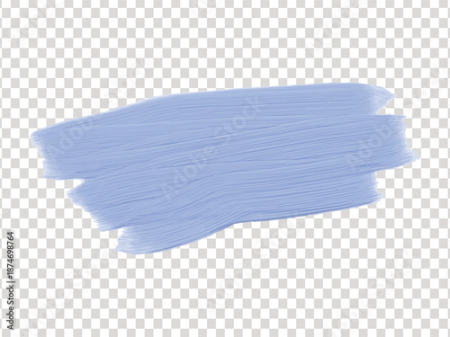 Light Blue Paint Brush Stroke Vector for Graphic Design