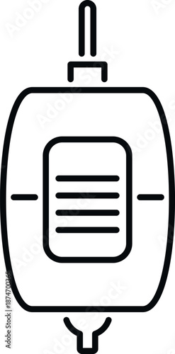 Iv bag for medical infusion and hospital medicine helping patients recover