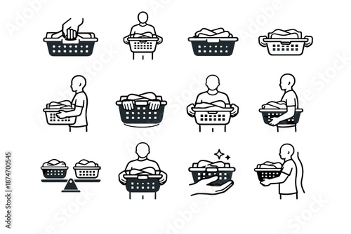 Grip load focus icon centered vector precision hand icons balanced minimalist reduced