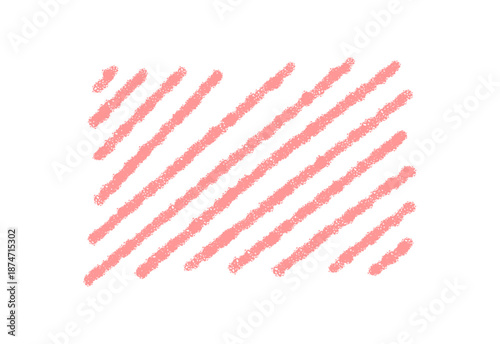 Hand drawn pastel sketch rectangle box with frame and crayon scribble. Text background in rough texture and highlight style for note or message. Subtle, creative accent element.