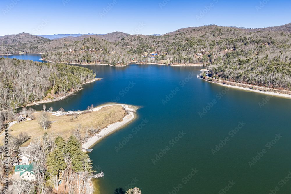 Obraz premium lake Glenville, NC