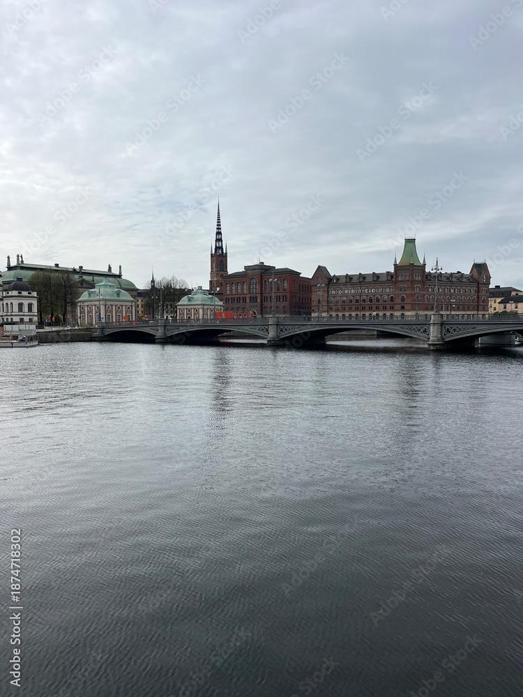 Fototapeta premium landscape in Stockholm, Sweden, Northern Europe