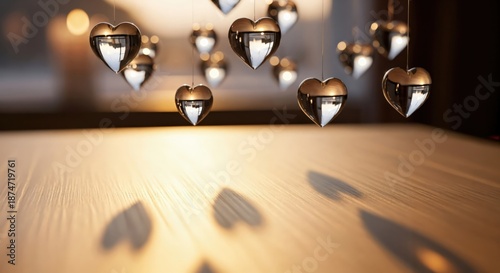 Beautiful Heart Decorations for Home or Event - Unique Hanging Ornaments for Weddings, Parties and Seasonal Decor