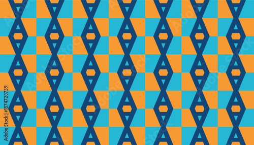 Modern "A" Shape Symbolic Vector Background