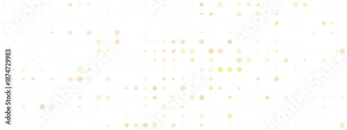 Abstract Pattern Design with Dots and Circles in Various Sizes for Modern Art or Background Use