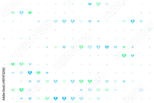 Colorful Heart Pattern Artwork for Home Decor and Wall Art