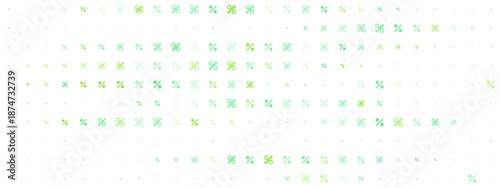 Detailed Close-Up of Shimmering Green Light Patterns in Abstract Design