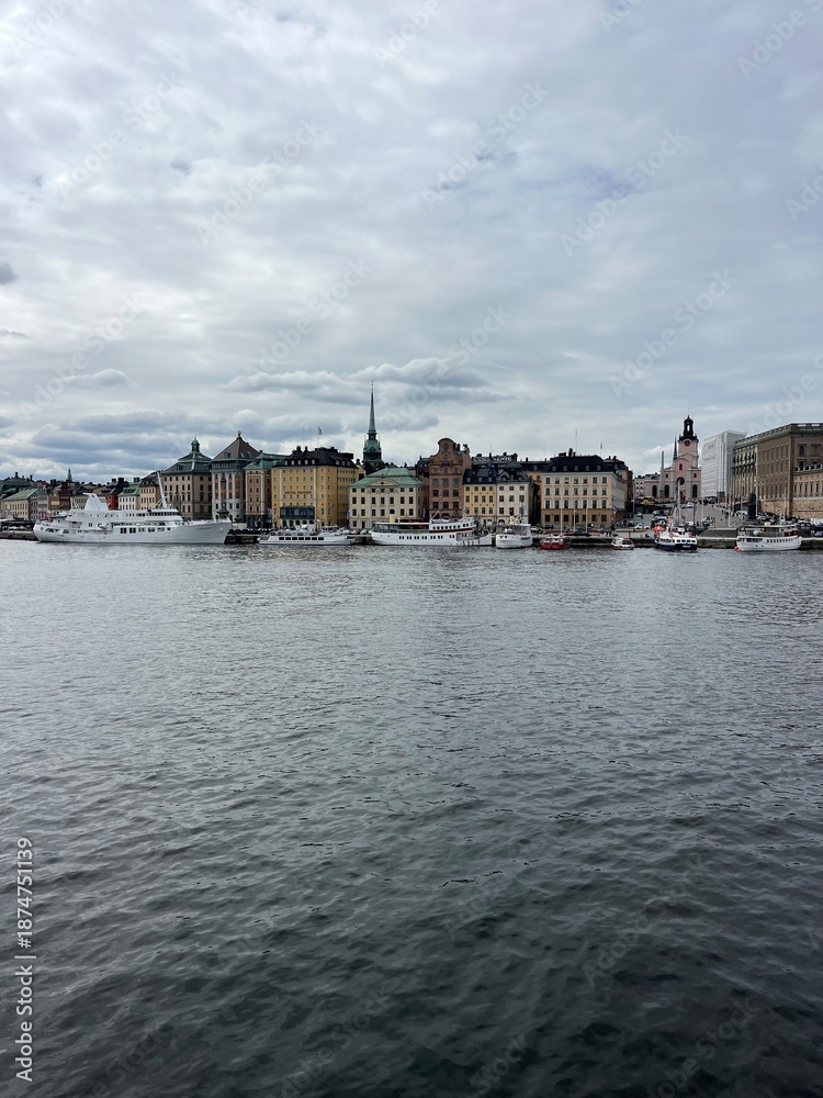 Fototapeta premium landscape in Stockholm, Sweden, Northern Europe