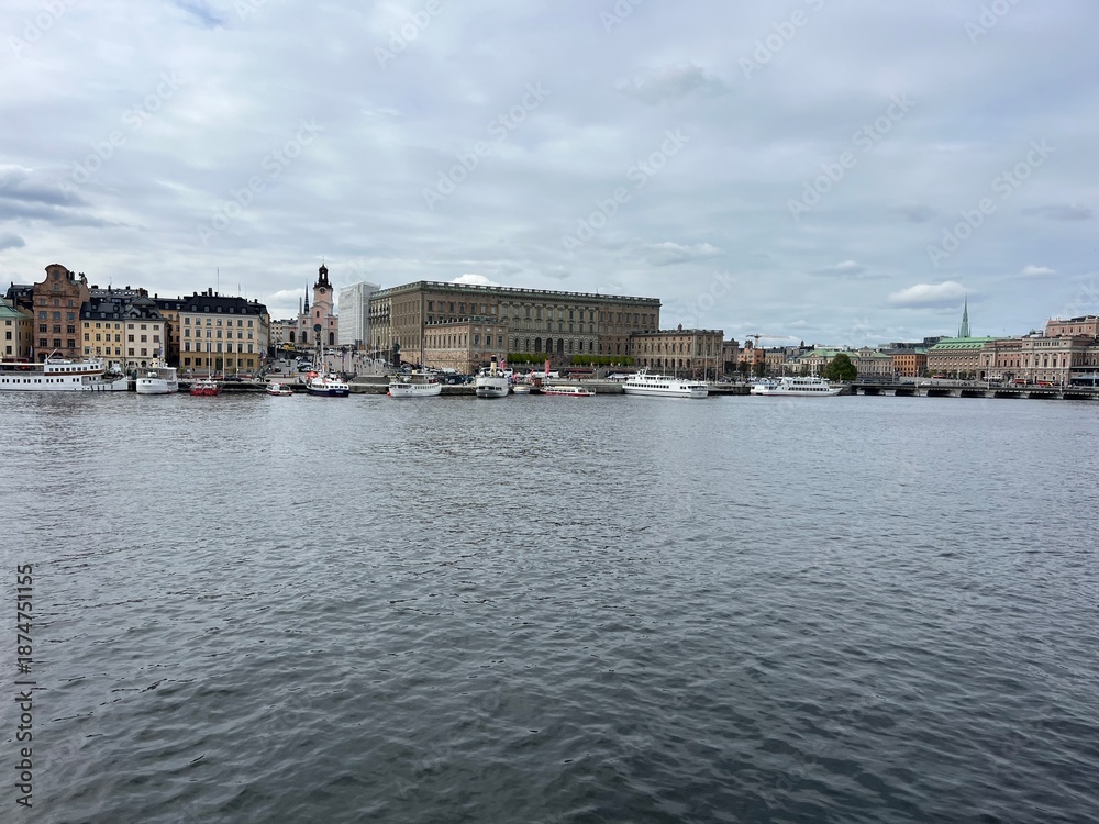 Fototapeta premium landscape in Stockholm, Sweden, Northern Europe