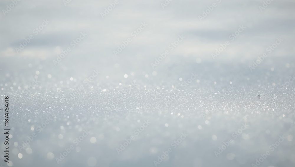 Obraz premium Sparkling Winter Snow Texture Background with Ice Crystals