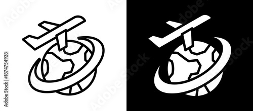 Journey whiteblack icon