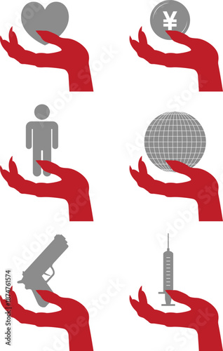 悪魔の手アイコン