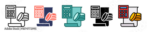 Budget Planning multiple icon