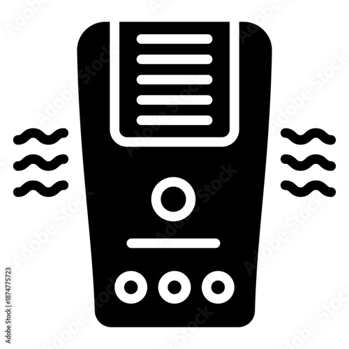 Air Purifier Glyph Icon Mini Illustration, Use For Modern Concept, Print, Ui, Ux Kit, Web And App Development. Vector Related To Green Technology And More