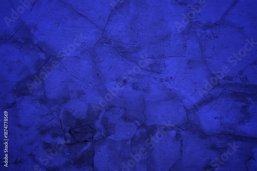 Blue Cracked Wall Texture Backdrop With Deep Cracks And Subtle Grunge Vibe