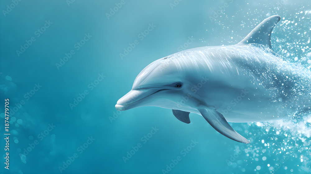 Fototapeta premium dolphin in the water
