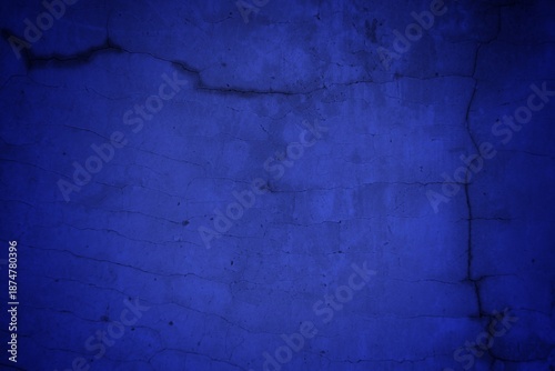 Blue Cracked Wall Texture Backdrop With Deep Cracks And Subtle Grunge Vibe