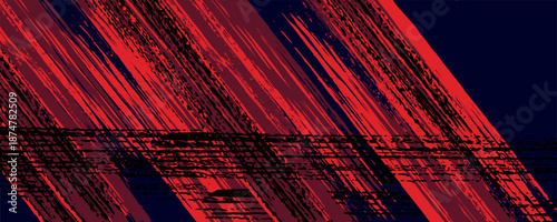 black red dragon decal brush fire volcano lava sakura Asia Japan anime style illustration sporty background banner style illustration. sport.modern