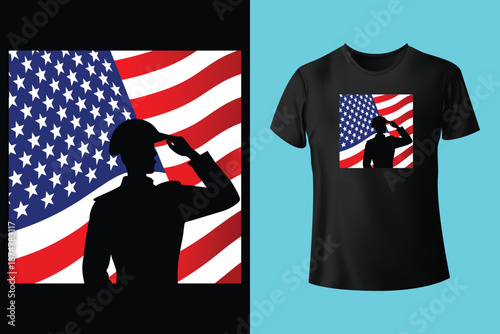 Memorial day t shirt design illustrator