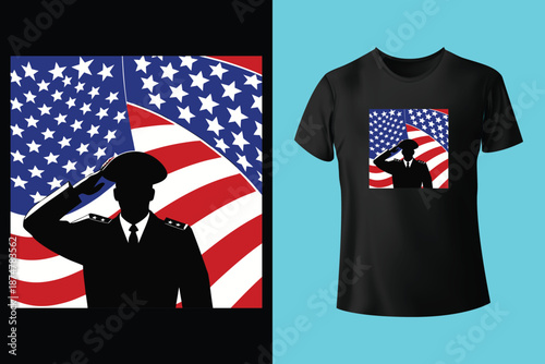 Memorial day t shirt design illustrator