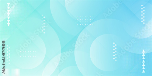 Modern background, abstract geometric style, blue and green gradation, elegant, sketchy, halftone.Eps10