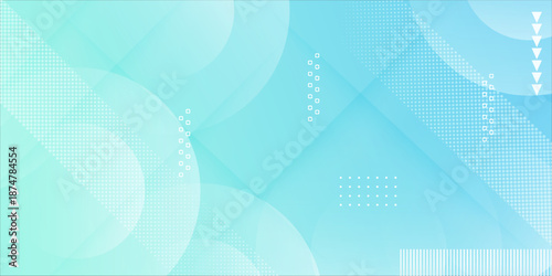 Modern background, abstract geometric style, blue and green gradation, elegant, sketchy, halftone.