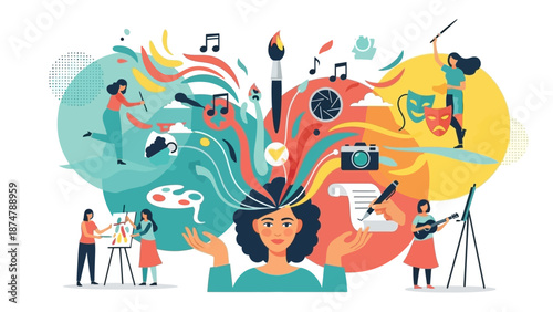 Creative Mind A Burst of Inspiration and Artistic Expression Unleashed