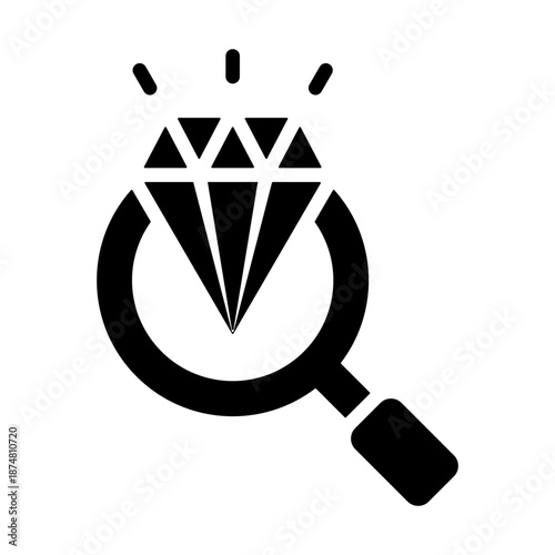 Appraisal Icon - Solid Black