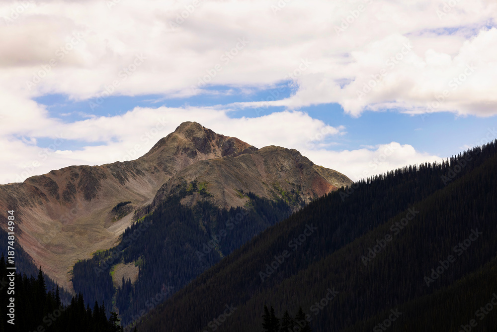 Obraz premium mountain landscape with clouds