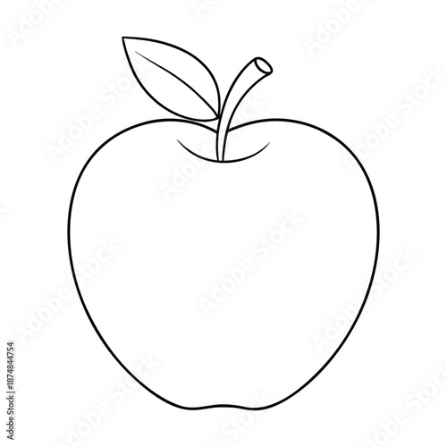 A big, shiny green apple with smooth skin and crisp curves, glowing with fresh highlights, symbolizing freshness, health, and juicy sweetness.
