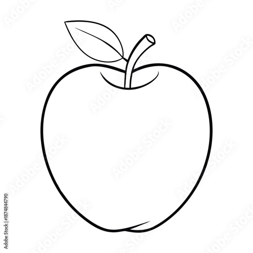 A big, shiny green apple with smooth skin and crisp curves, glowing with fresh highlights, symbolizing freshness, health, and juicy sweetness.
