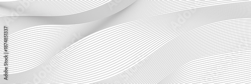 Premium background design with diagonal line pattern in grey colour. Vector white horizontal template for business banner, formal invitation