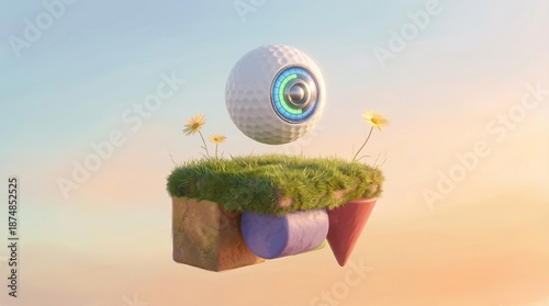 easter eggs in grass