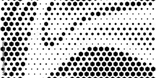 Abstract cube hexagon shape background. Vector banner design. Hexagons pattern. Geometric abstract background with simple hexagonal elements. Medical