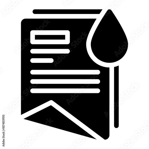 liquidity glyph icon