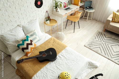 Interior of teenager's room...