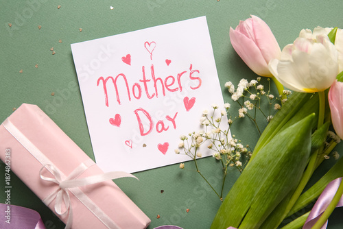Card with text MOTHER'S DAY...